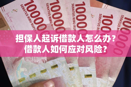 武汉担保人起诉借款人怎么办？借款人如何应对风险？