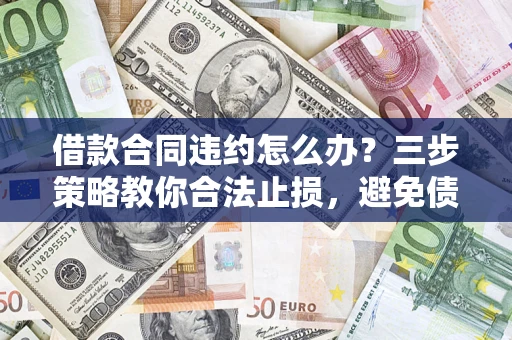 武汉借款合同违约怎么办？三步策略教你合法止损，避免债务危机升级